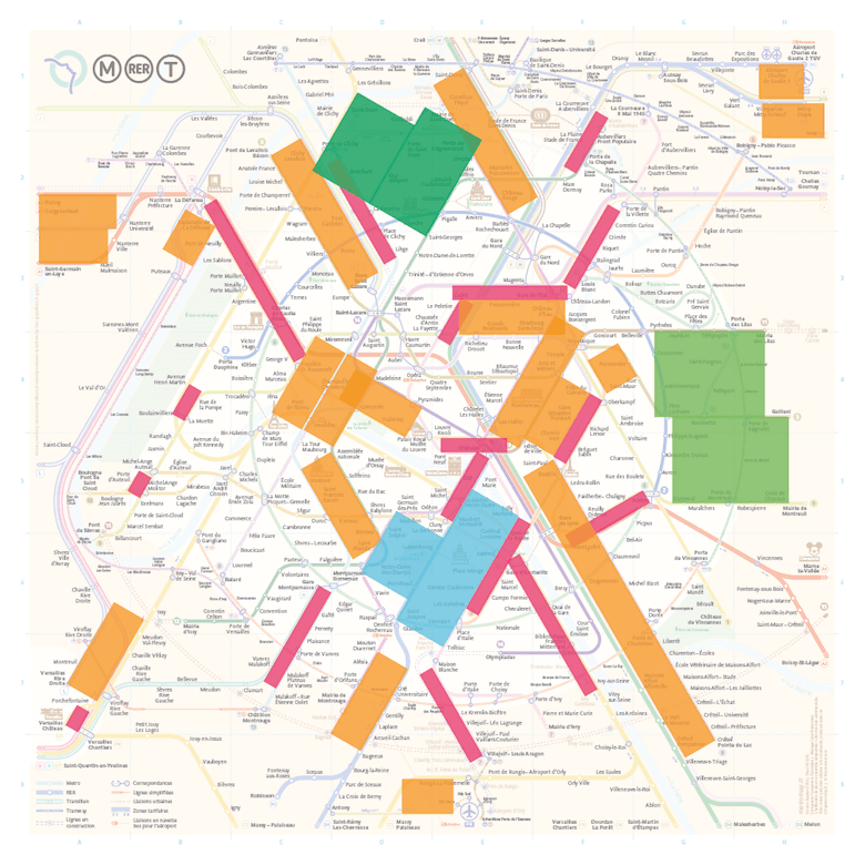 Paris Metro Map – The Redesign